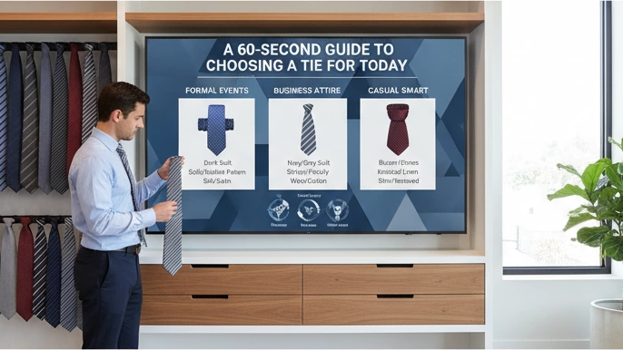 60-Second Guide to Choosing the Perfect Tie for Any Occasion
