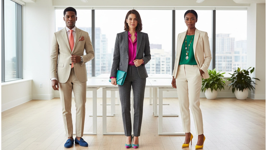 Adding Color Pops to Neutral Suits for Occasions