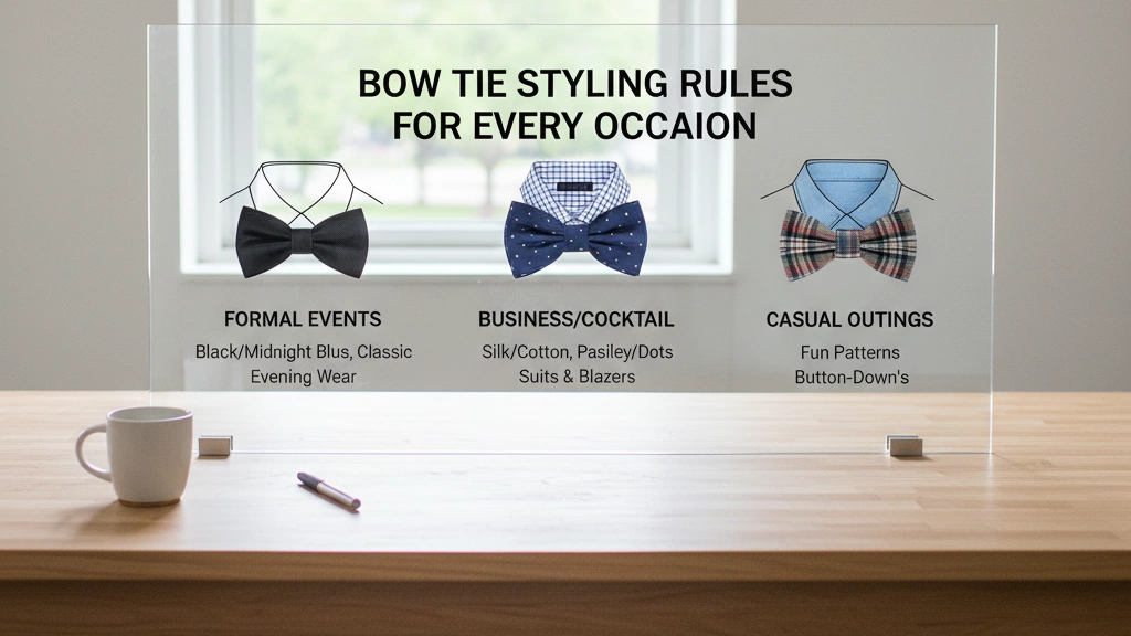 Bow Tie Styling Rules for Every Occasion