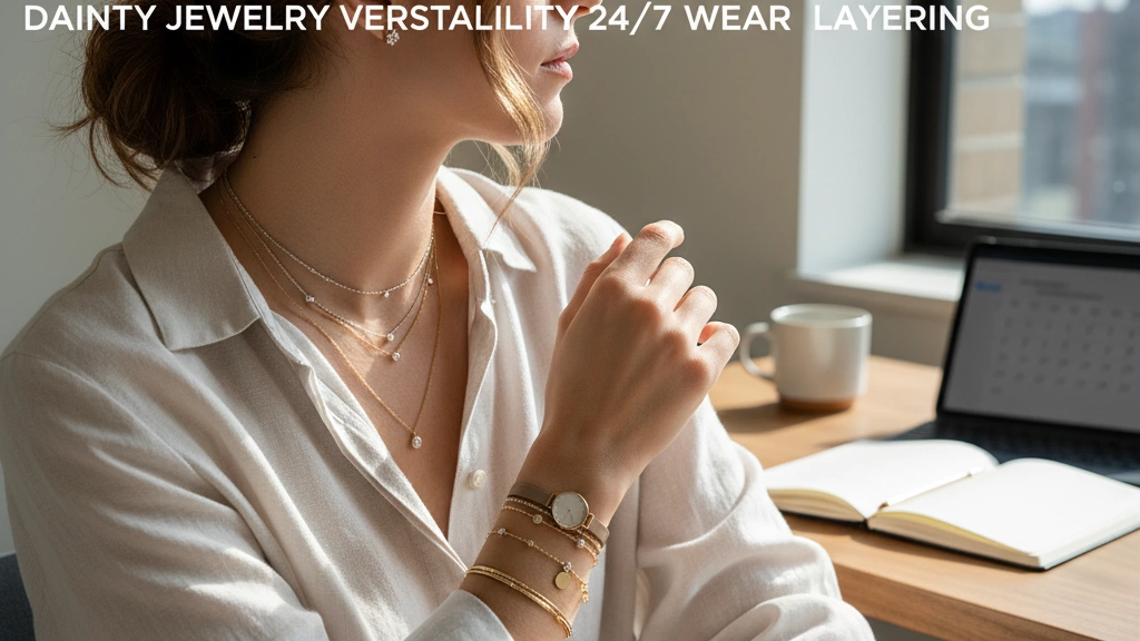 Dainty Jewelry Versatility 24/7 Wear Layering
