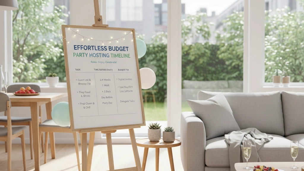 Effortless Budget Party Hosting Timeline