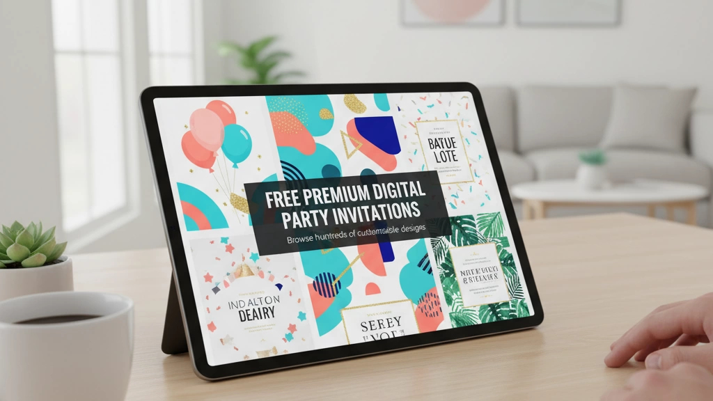 Free Premium Digital Party Invitations