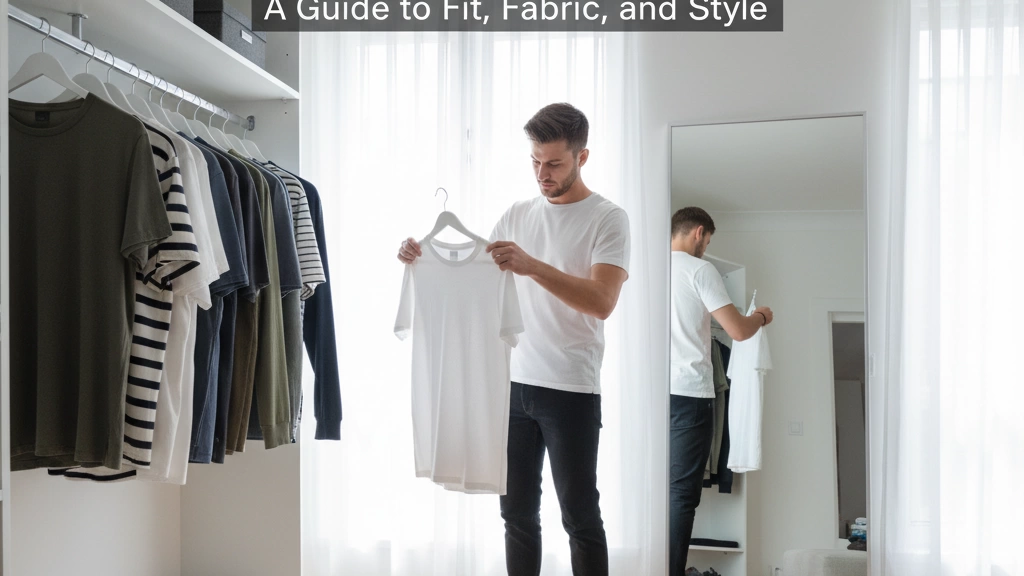 How to Find the Perfect Men’s T-Shirt Fit Fabric and Style Guide