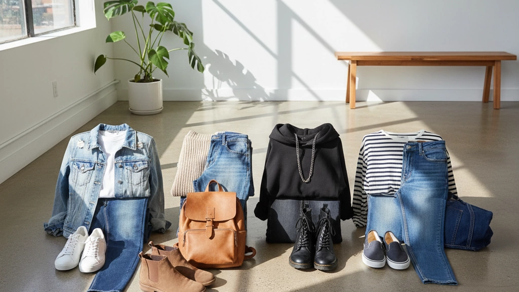 How to Style Blue Jeans Casual Looks