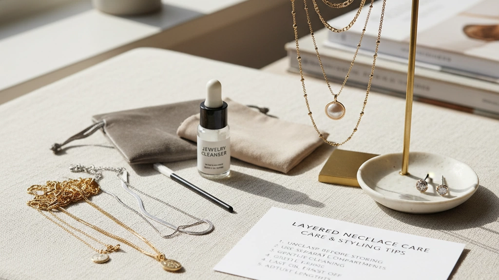 Layered Necklace Care and Styling Tips