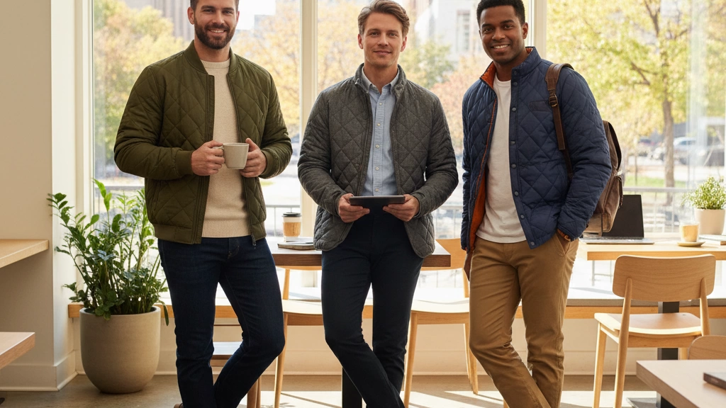 Lightweight Quilted Jackets for Men Autumn Style