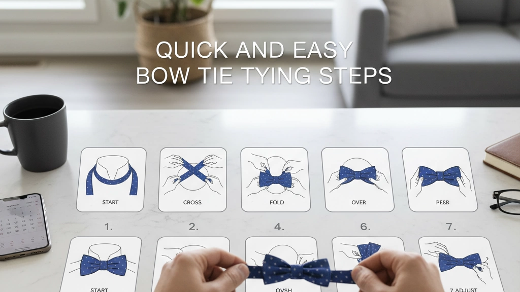 Quick and Easy Bow Tie Tying Steps