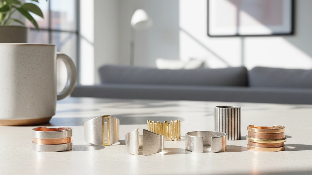 Rings for Middle Finger Bold Vertical Designs