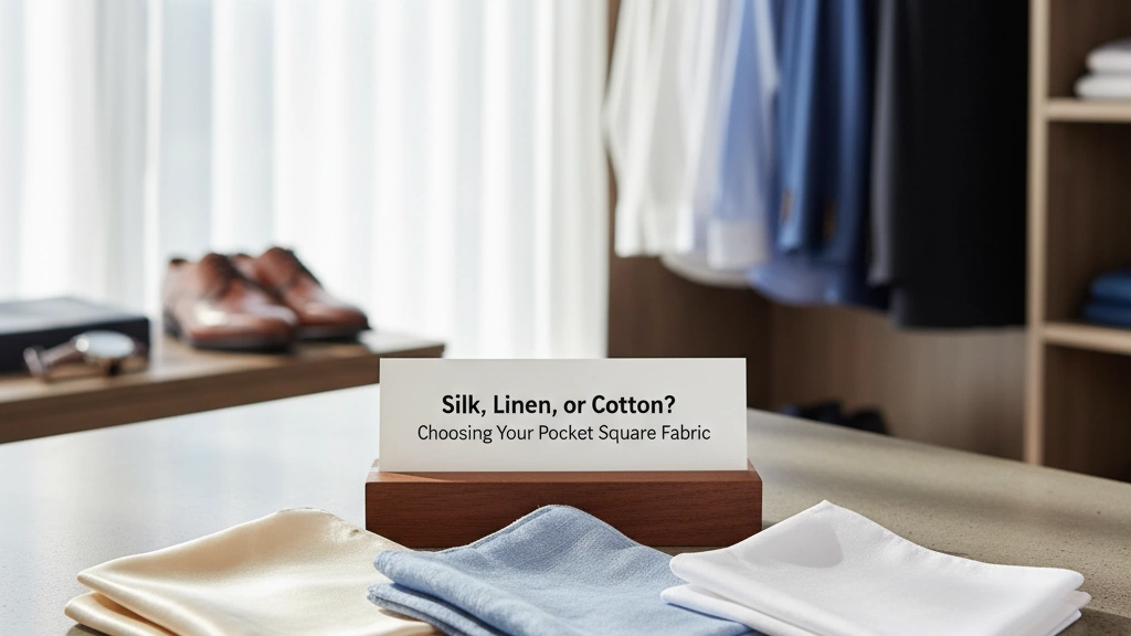 Silk Linen or Cotton Pocket Squares Which Fabric Suits You Best