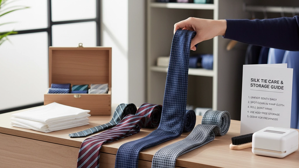 Silk Tie Care and Long-Term Storage Tips