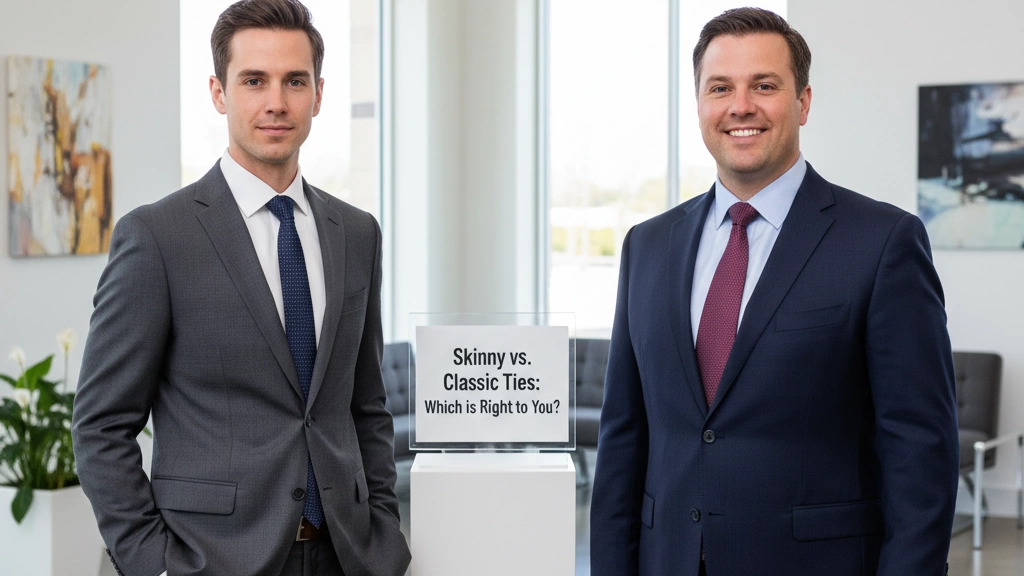 Skinny vs Classic Ties Guide Choose the Best Width for You