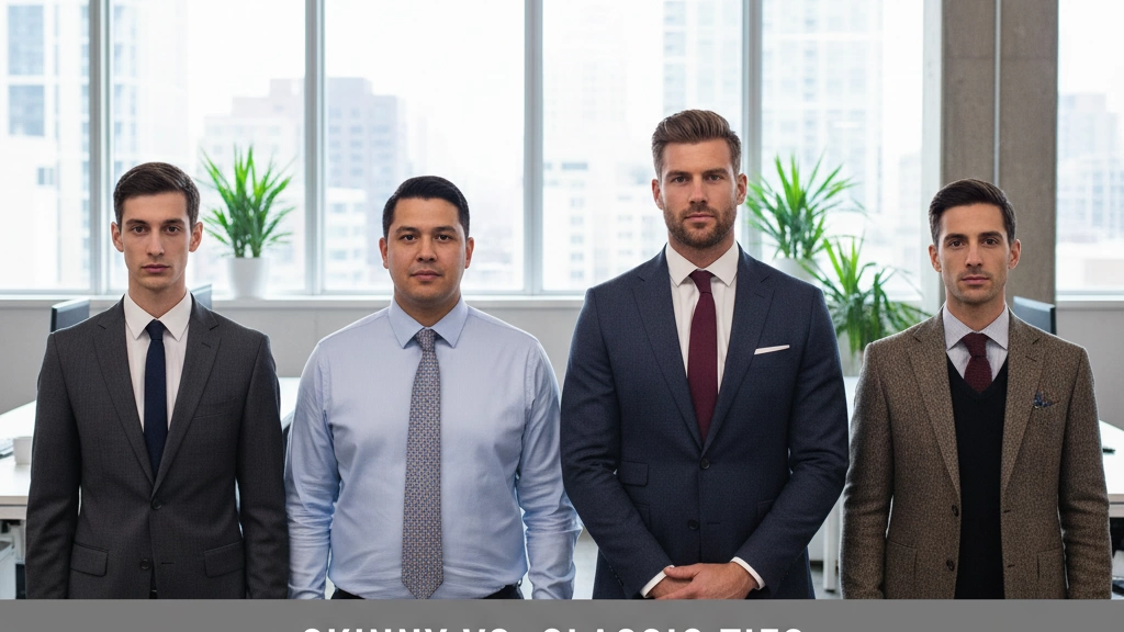 Skinny vs Classic Ties by Face Shape and Build