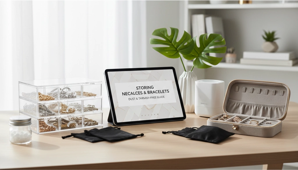 Storing Necklaces Bracelets Dust Tarnish Free Guide