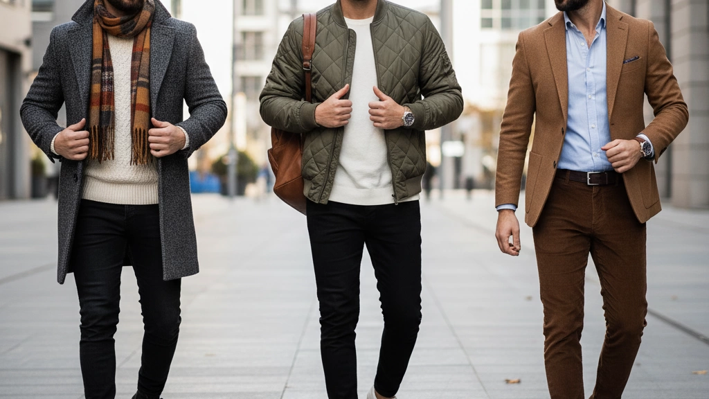 Stylish Autumn Winter Men Outfit Formulas 2024