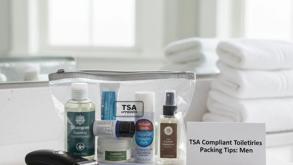 TSA Compliant Toiletries Packing Tips Men