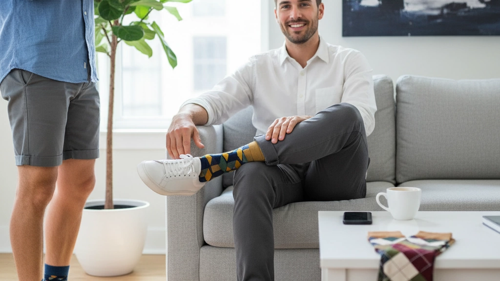 Patterned Socks Resurgence in Men’s Fashion Trends 2025