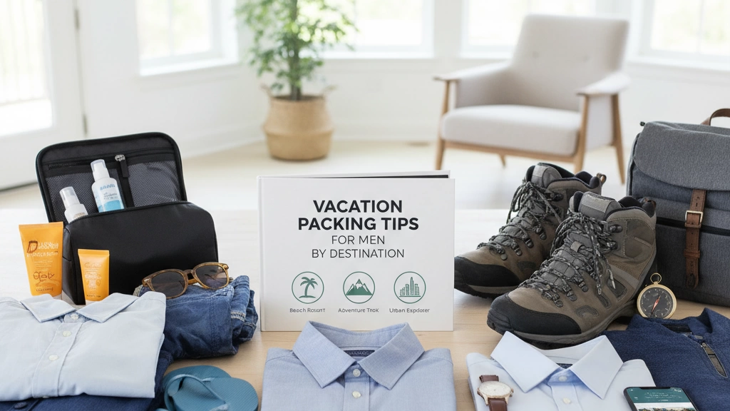 Vacation Packing Tips For Men by Destination