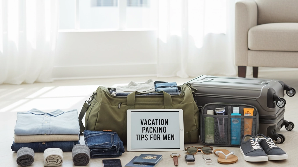 Vacation Packing Tips for Men Pack Smarter and Travel Light 2024
