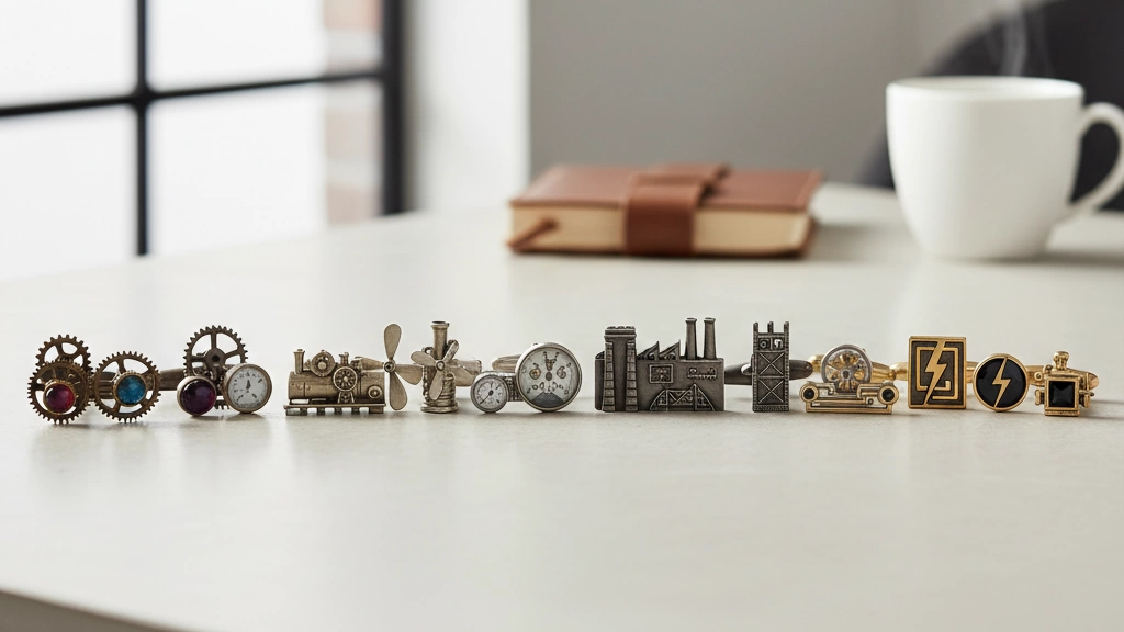 Victorian Industrial Era Fashion Cufflinks Evolution